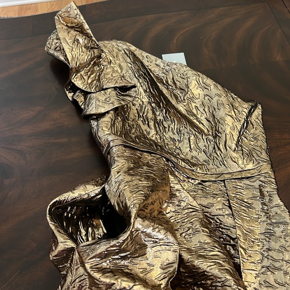 Antonio Melani Bridgett Jacquard One Shoulder Asymmetrical A-Line Dress - Picture 8 of 12